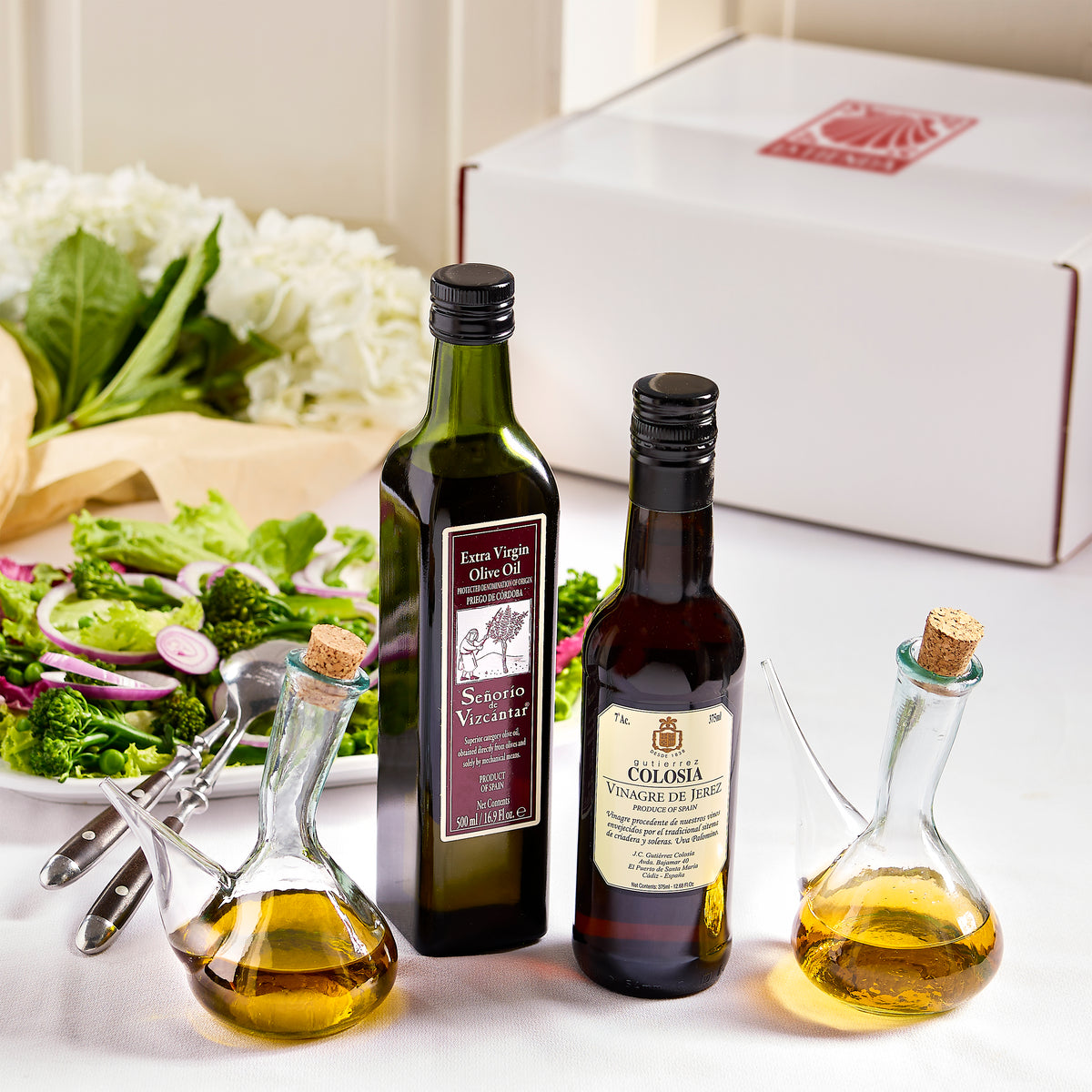 Artisan Olive Oil and Vinegar Gift Box - FREE SHIPPING!