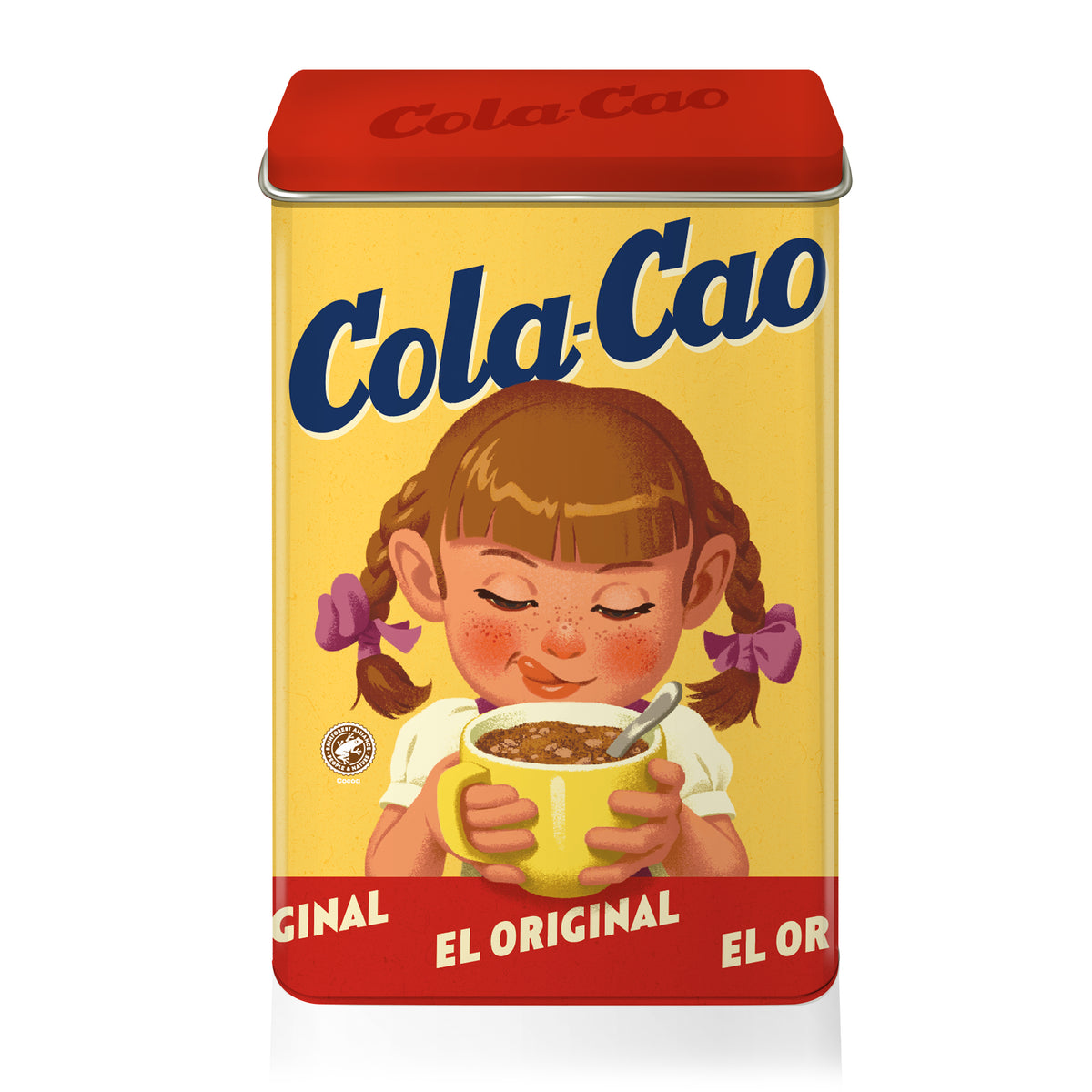 XL Cola Cao Chocolate Drink Mix Collectors Tin - 100 Servings