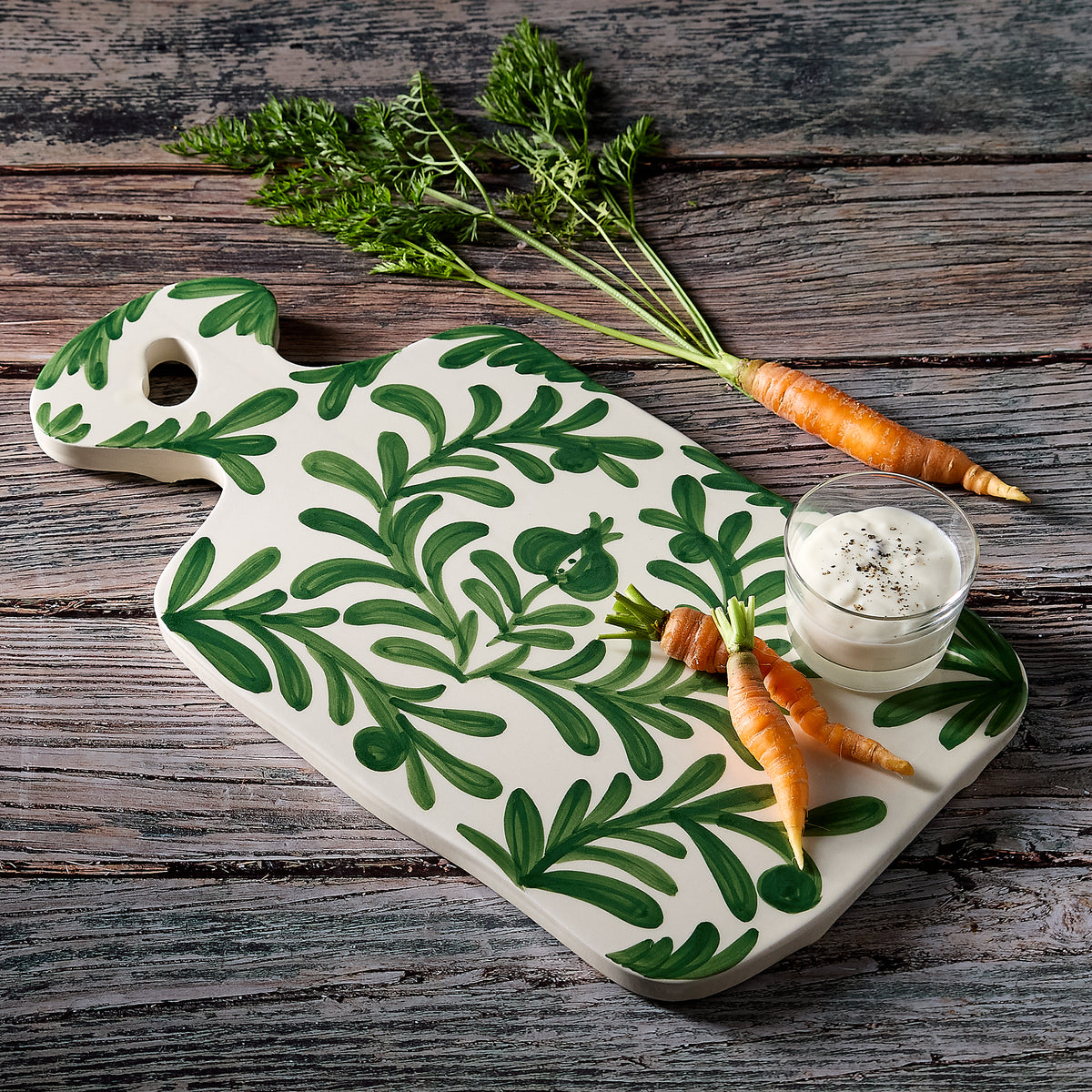 Ceramic Cheese Board with Granadina Design