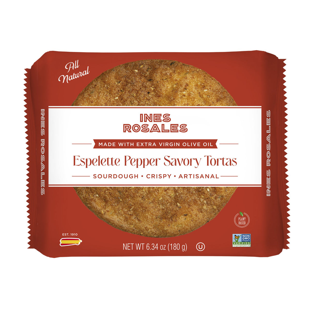 Espelette Pepper Tortas de Aceite Crisps by Ines Rosales