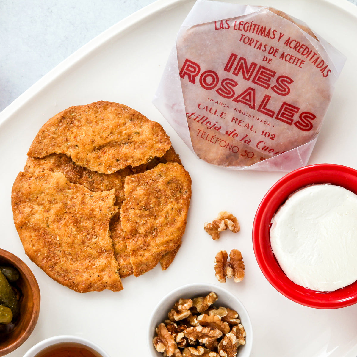 Espelette Pepper Tortas de Aceite Crisps by Ines Rosales