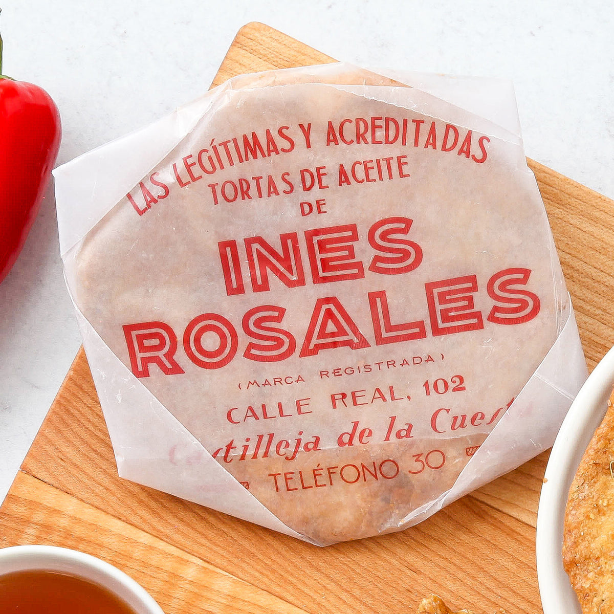 Espelette Pepper Tortas de Aceite Crisps by Ines Rosales