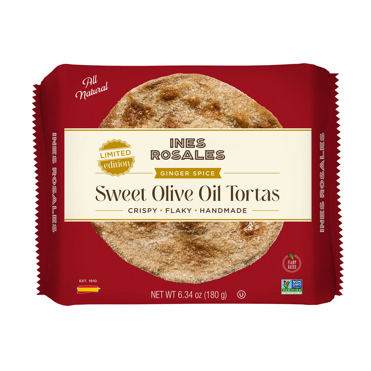 Ginger Spice Tortas de Aceite Crisps by Ines Rosales