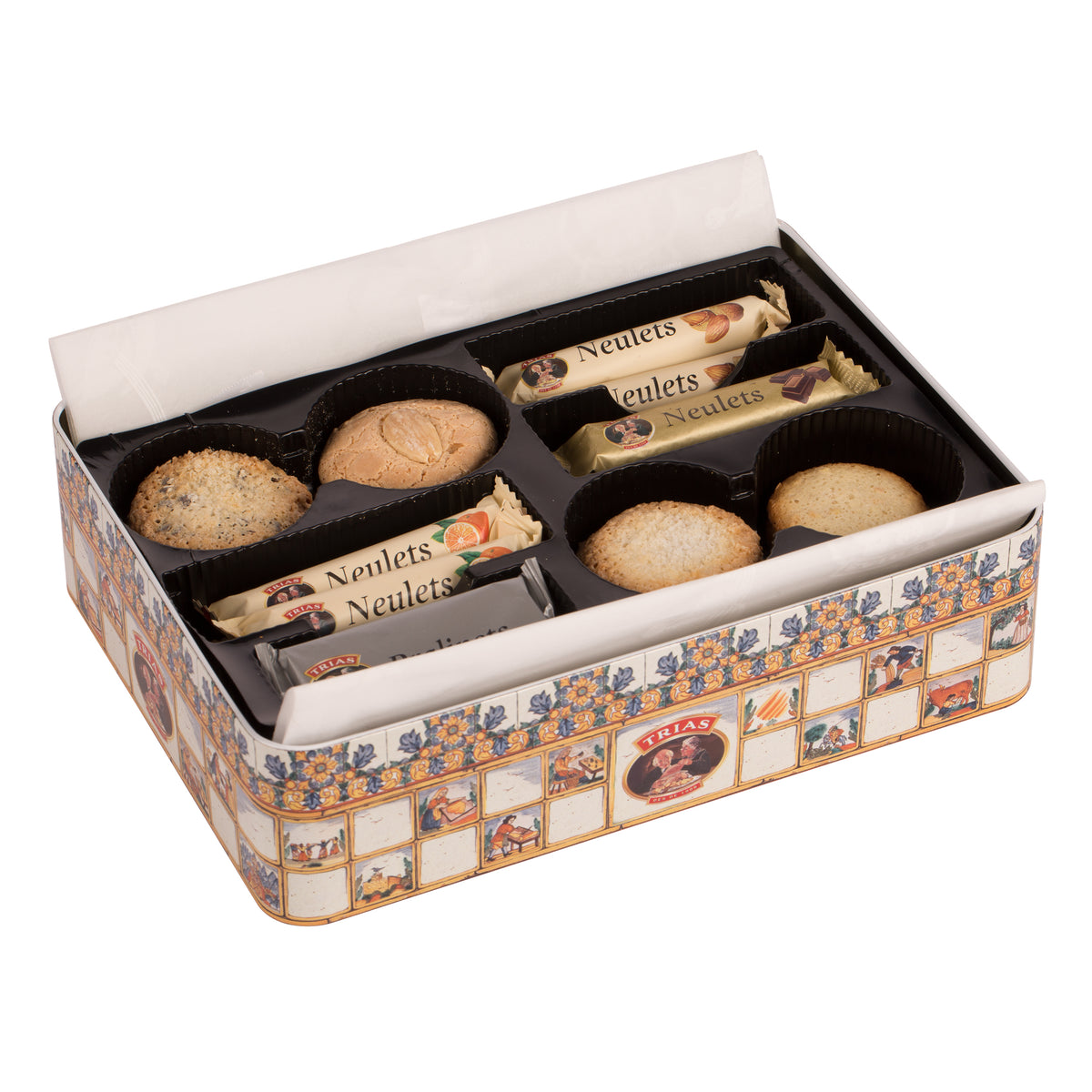 'Mosaic' Gift Tin of Spanish Cookies by Trias