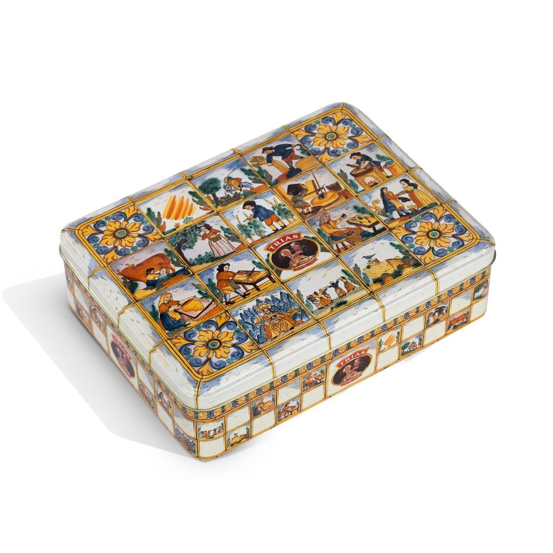 'Mosaic' Gift Tin of Spanish Cookies by Trias