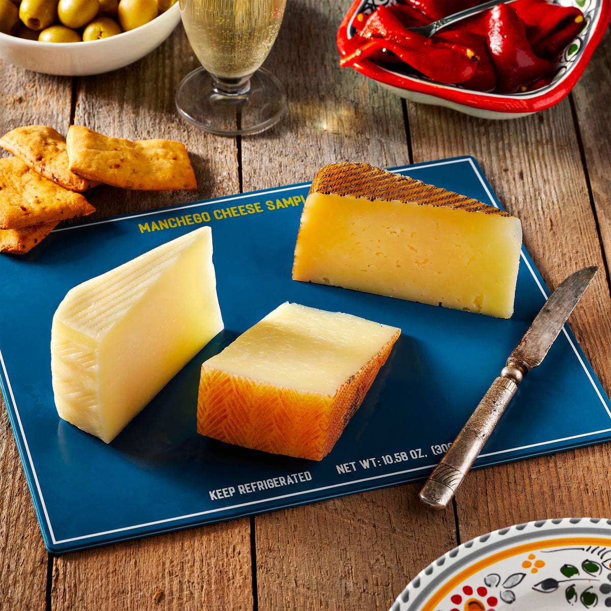 Manchego Cheese Tasting Sampler by Peregrino