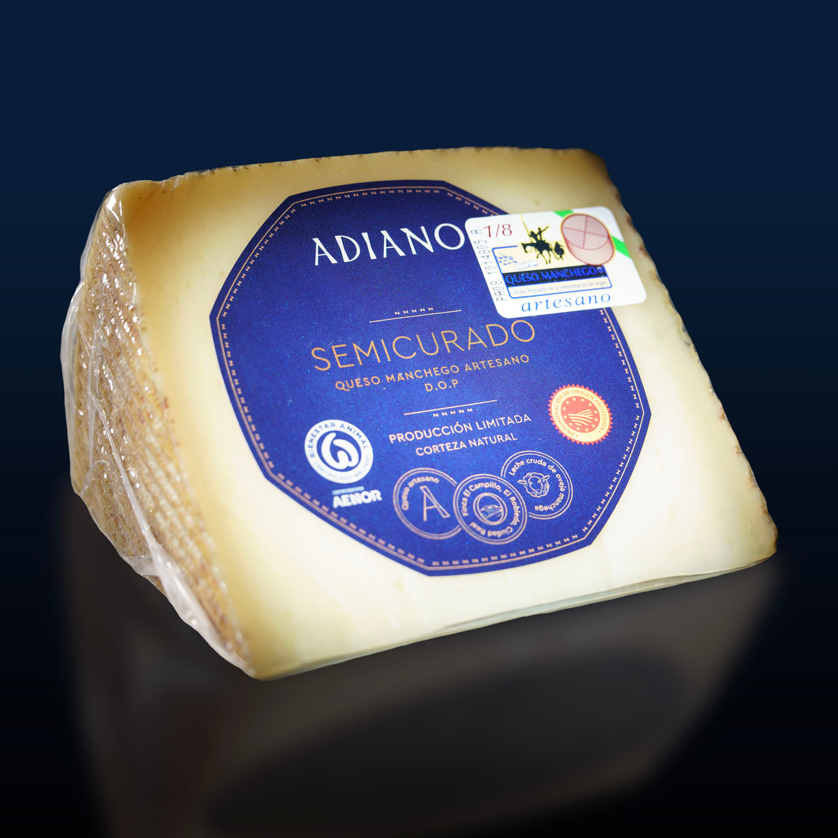 Mild (Semicurado) Manchego Cheese by Adiano - 8.8 Ounces