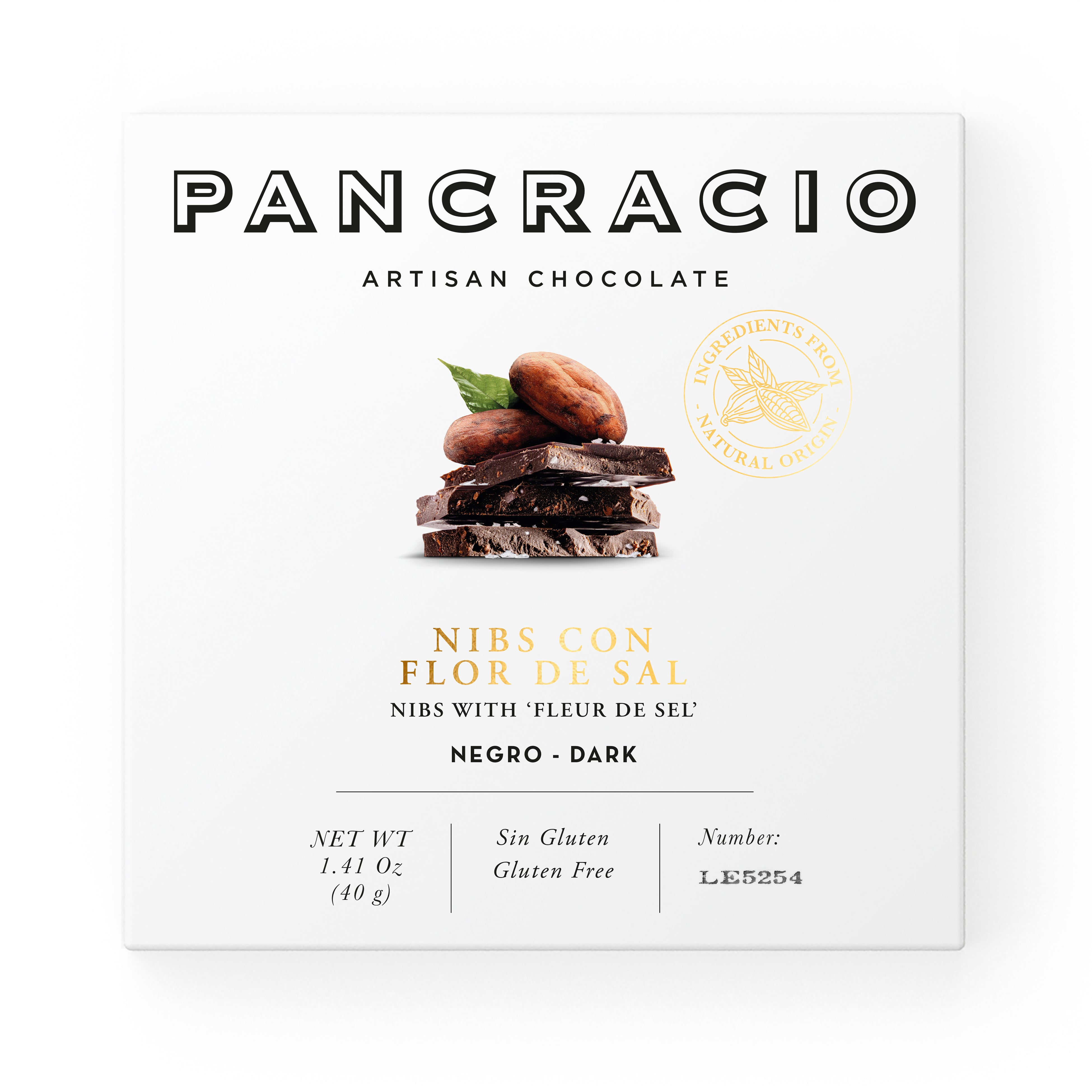Dark Chocolate Bar with Flor de Sal by Pancracio