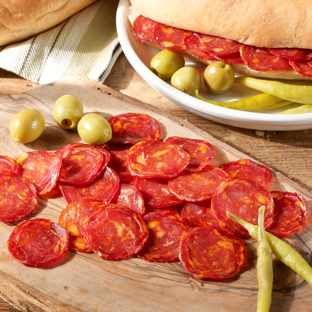 Sliced Mild Chorizo by Peregrino
