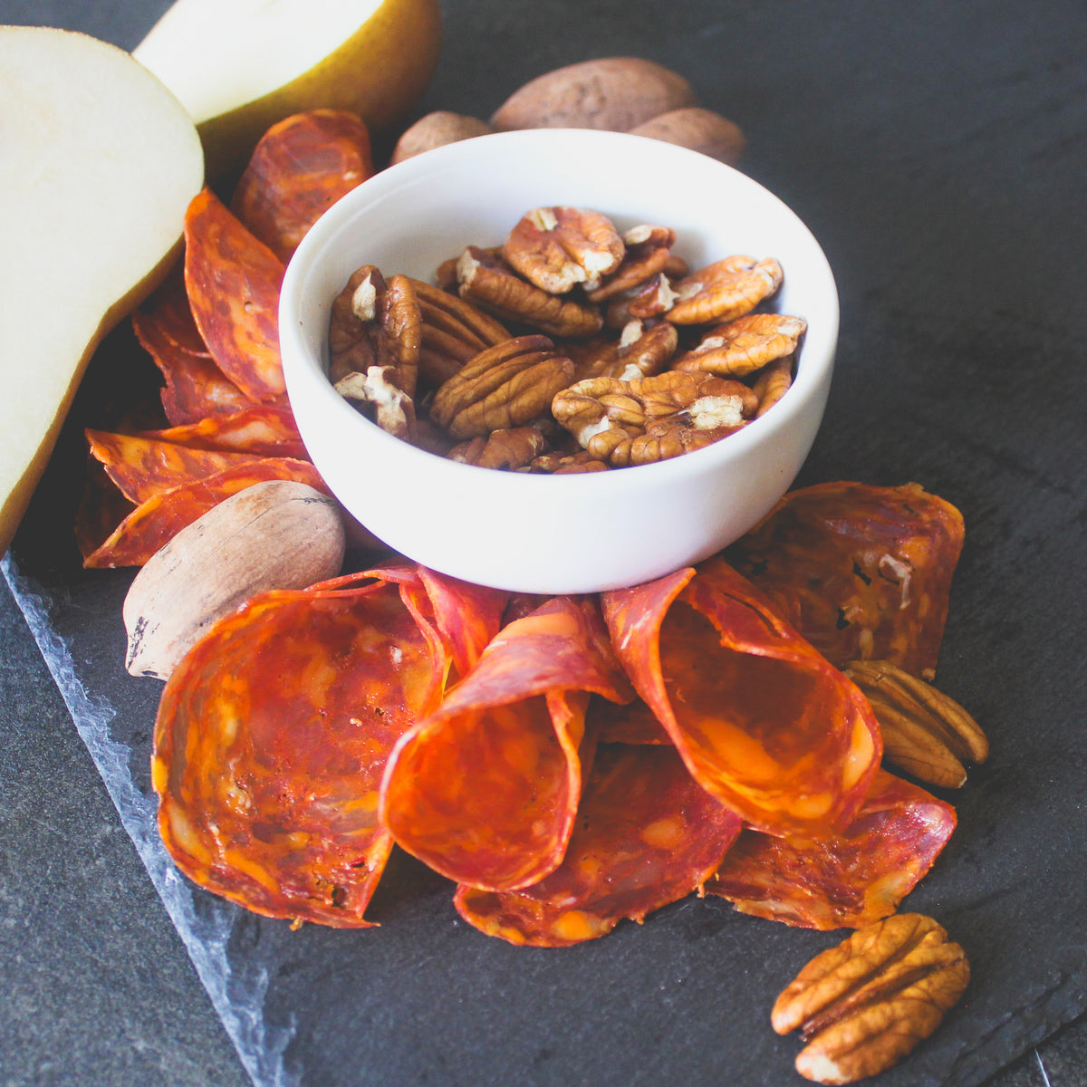 Sliced Spicy Pecan-Smoked Chorizo by Texas Iberico®