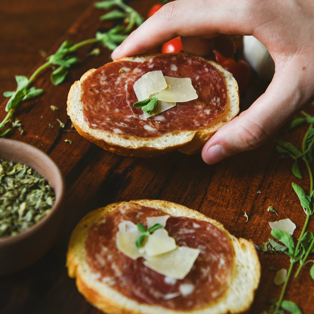 Sliced Mesa Salami with Oregano by Texas Iberico®