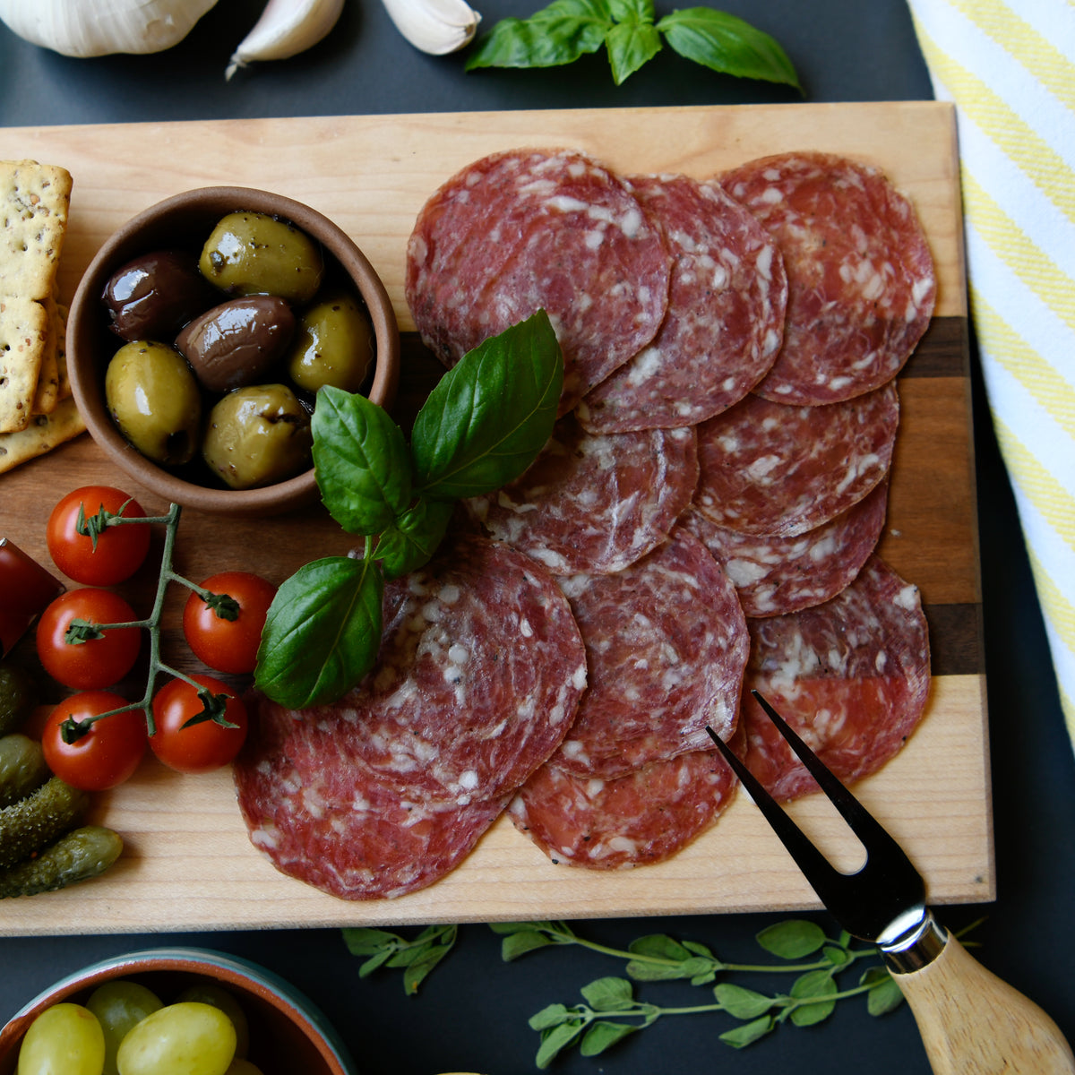 Sliced Mesa Salami with Oregano by Texas Iberico®