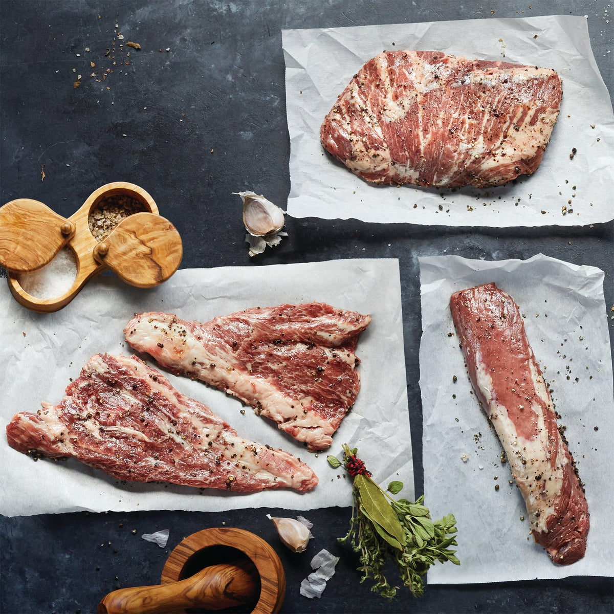 Photo of Acorn-Fed Ibérico Pork Grilling Sampler fresh cuts