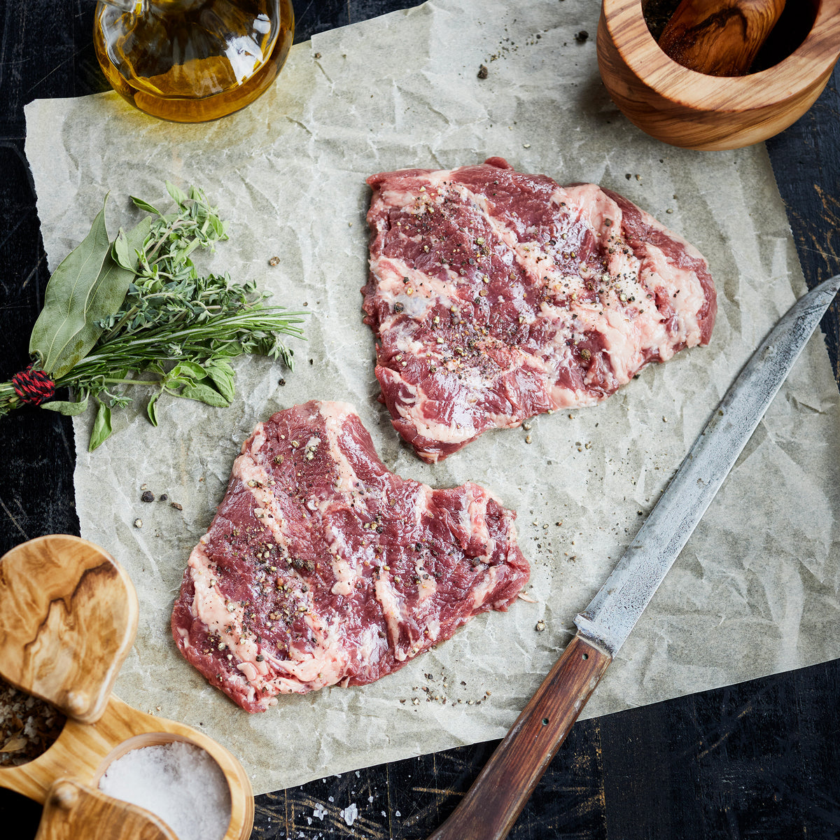 Acorn-Fed Ibérico Pork Skirt Steak (Abanico) by COVAP - Pasture Raised Pork