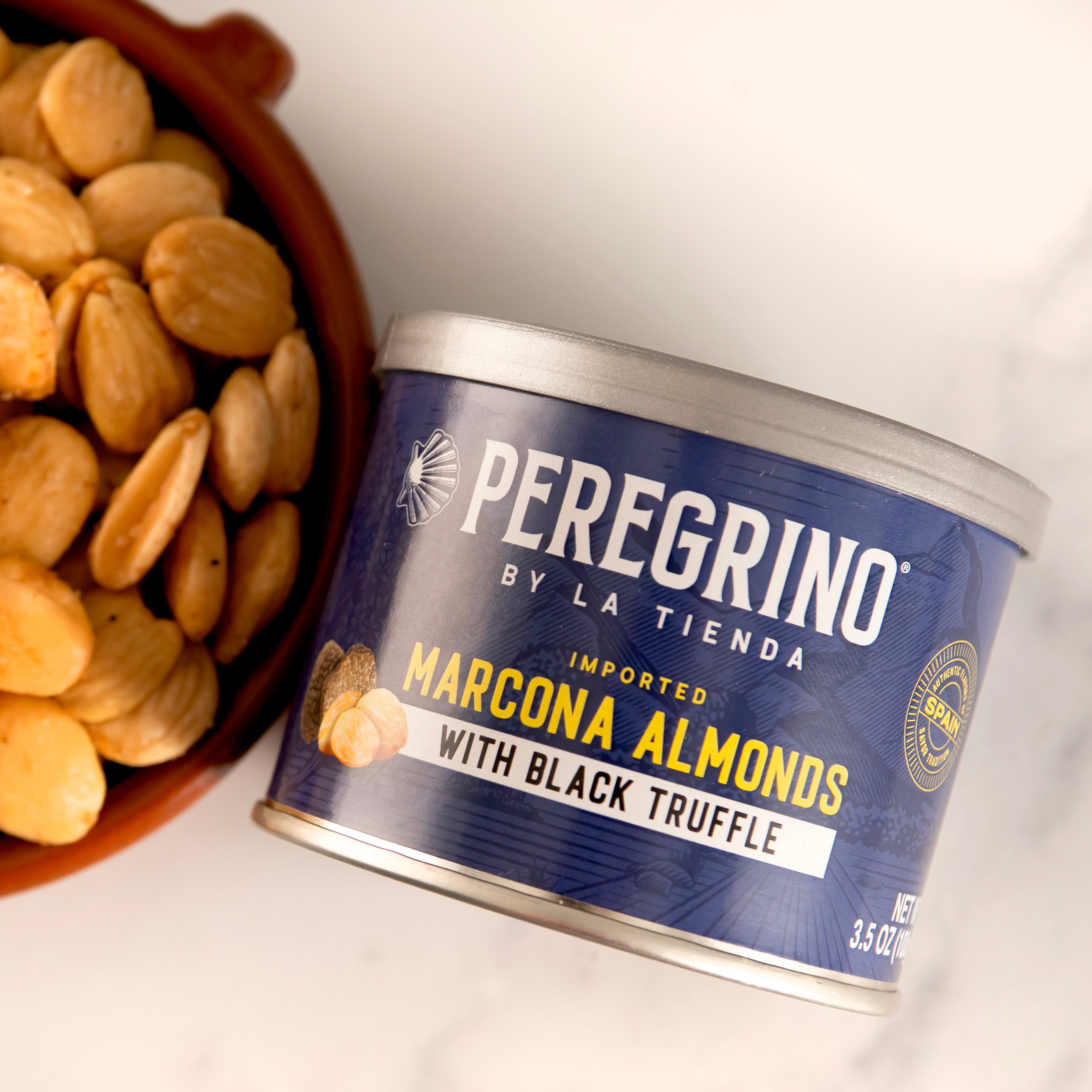 Marcona Almonds with Black Truffle by Peregrino