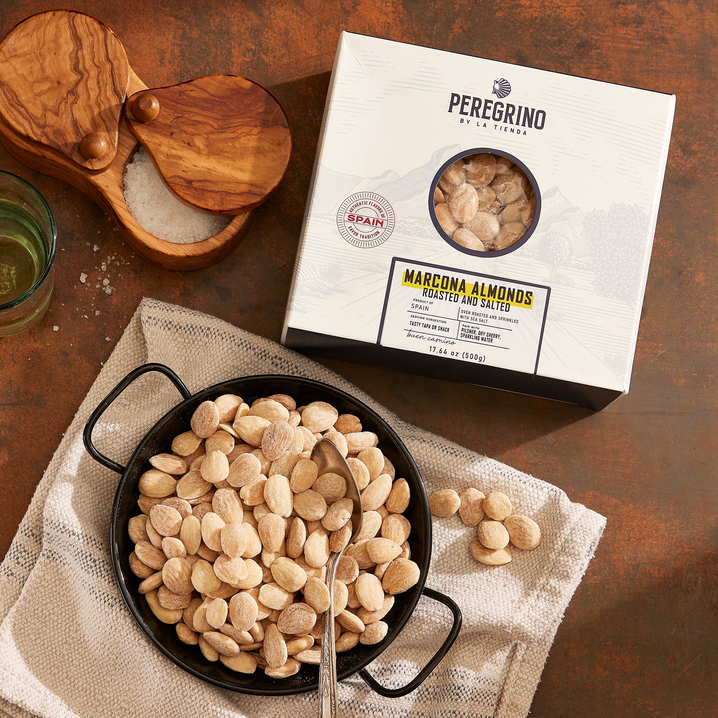 Roasted Marcona Almonds by Peregrino - 1.1 Pounds