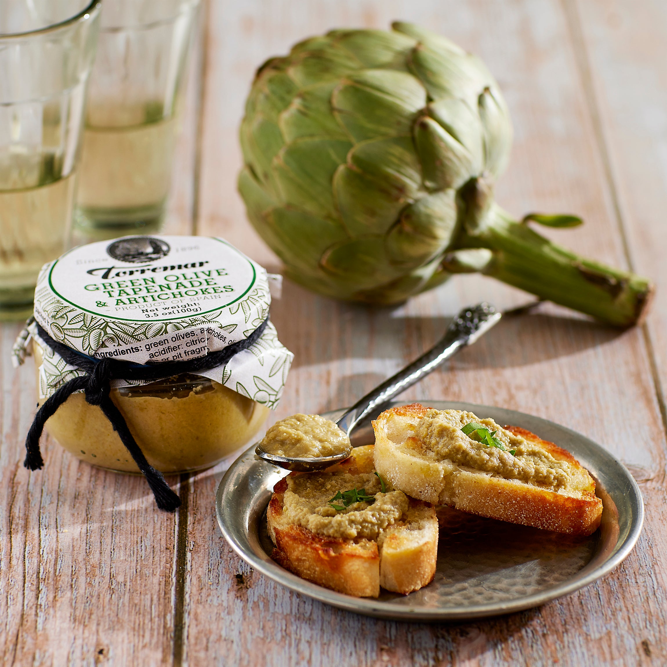 Green Olive and Artichoke Tapenade by Torremar