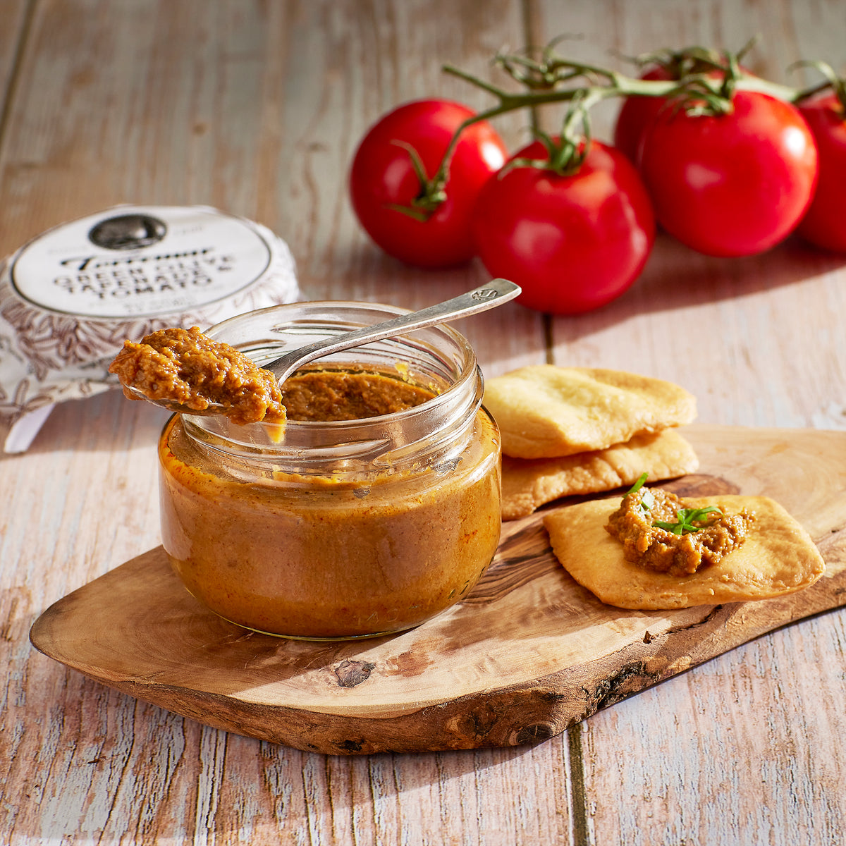 Green Olive and Dried Tomato Tapenade by Torremar