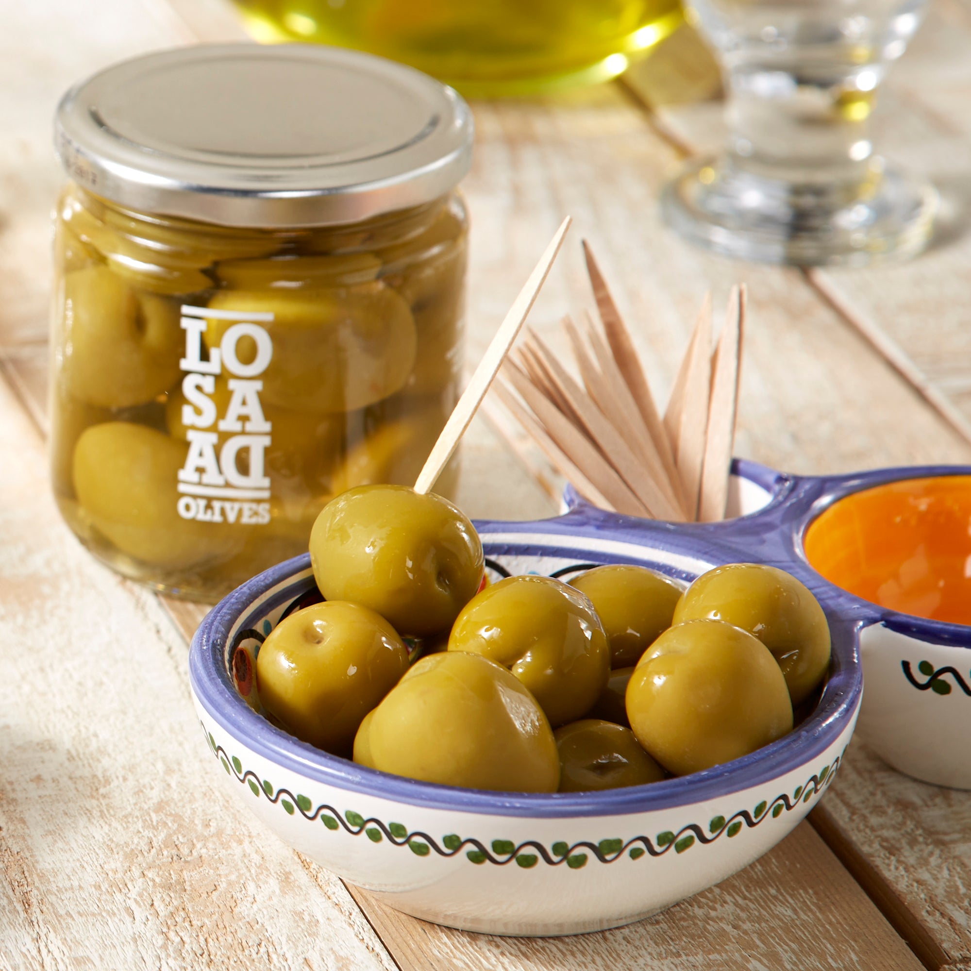 Premium Gordal Olives with Pits by Losada