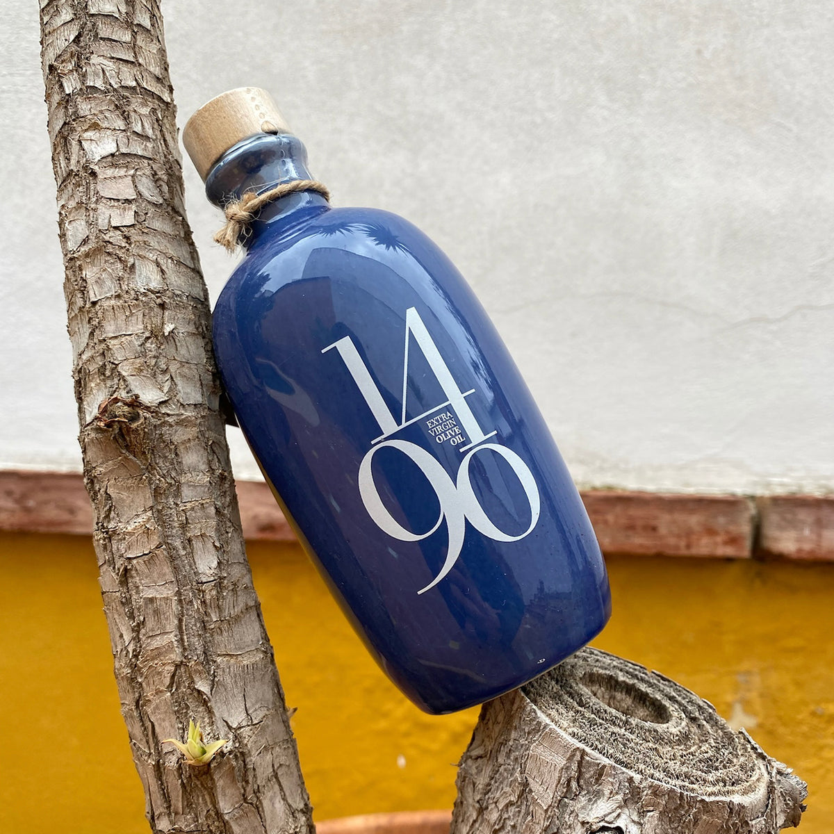 Blue Jewel Bottle of Extra Virgin Olive Oil by 1490