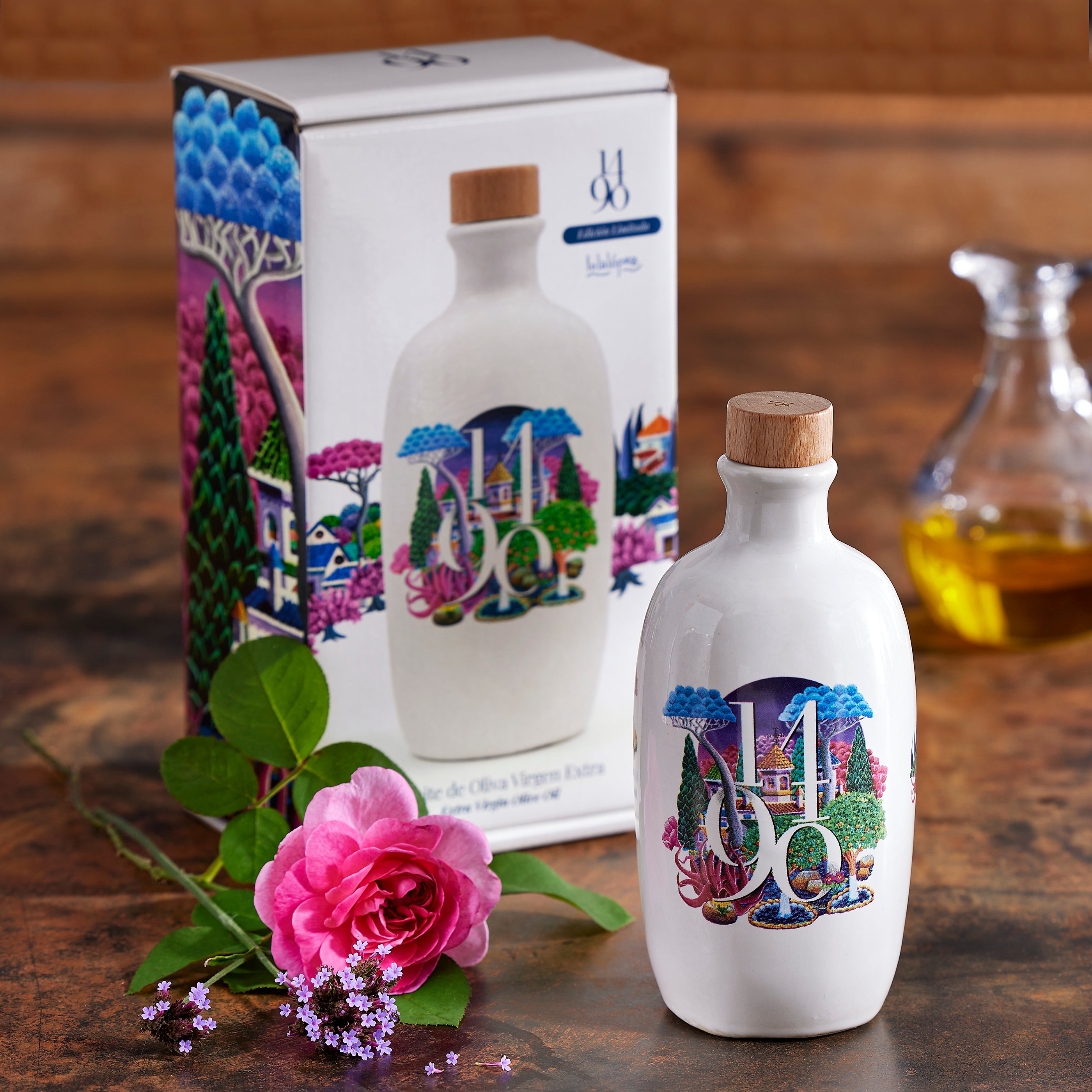 Lola López Jewel Bottle of Extra Virgin Olive Oil by 1490
