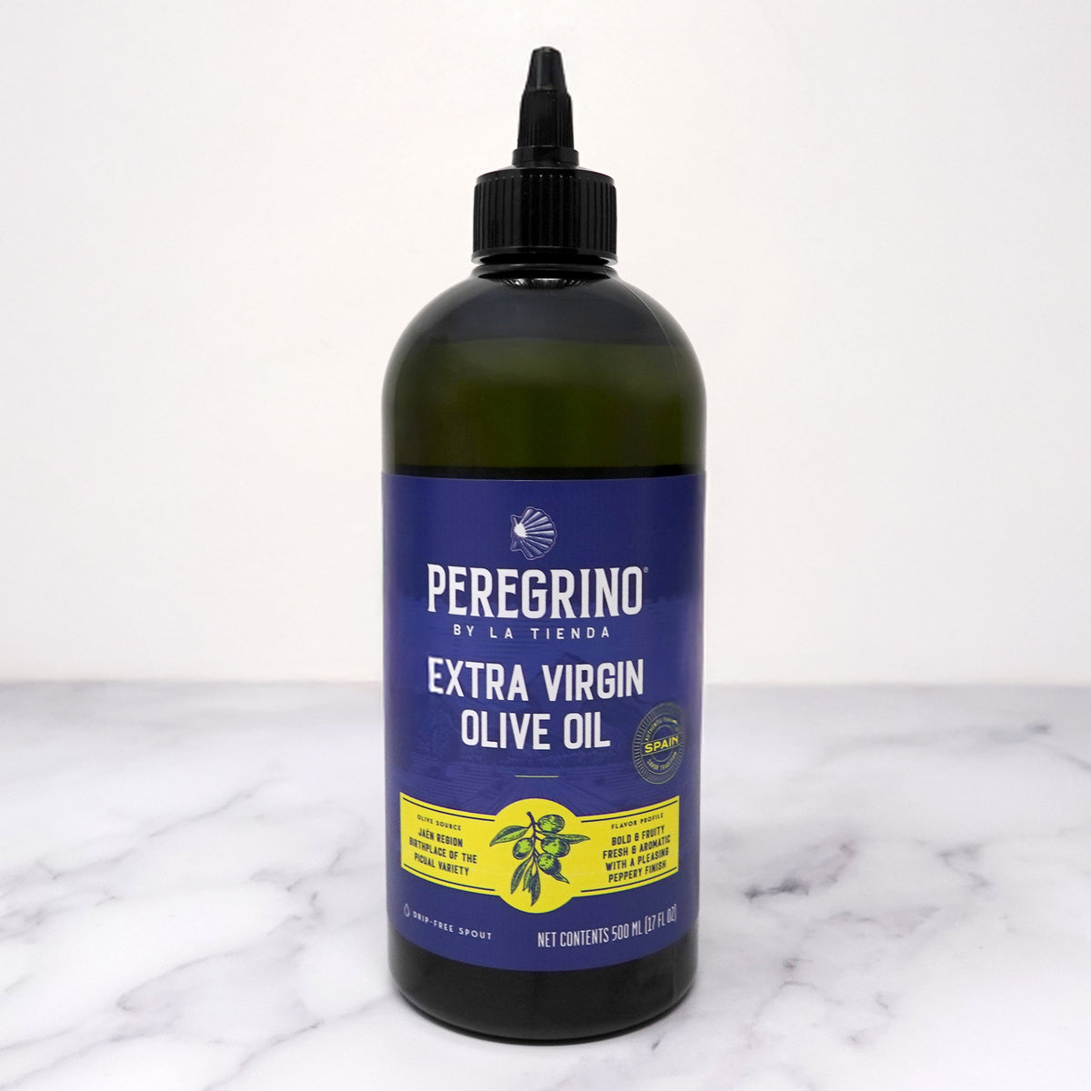 Extra Virgin Olive Oil in Chef-Style Squeeze Bottle by Peregrino