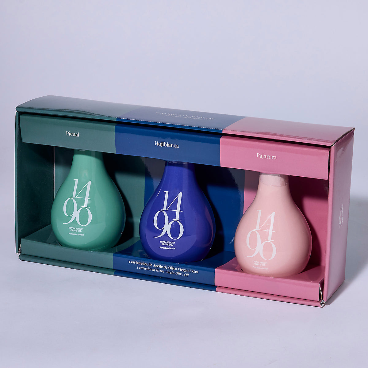 Gift Box of Jewel Bottles of Extra Virgin Olive Oil by 1490
