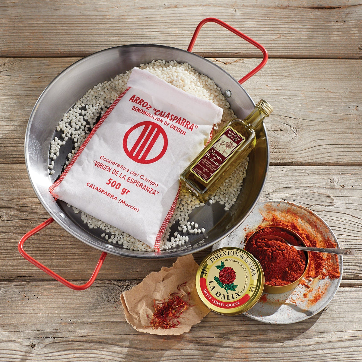 Photo of Mini Paella Kit with Pan in Gift Box