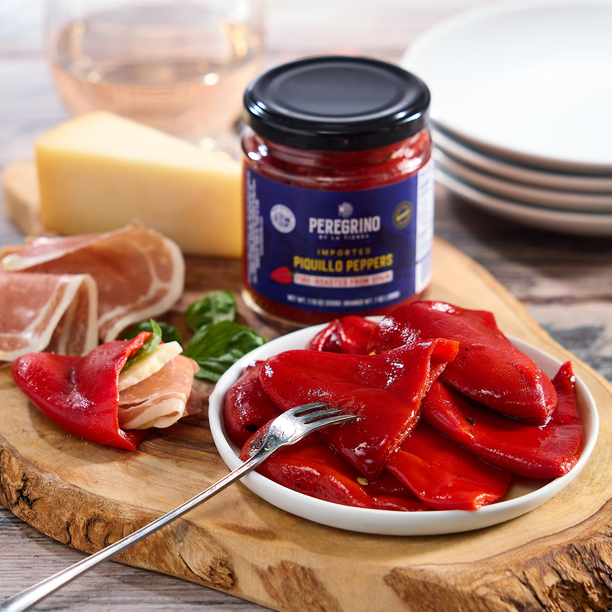Fire-Roasted Piquillo Peppers by Peregrino