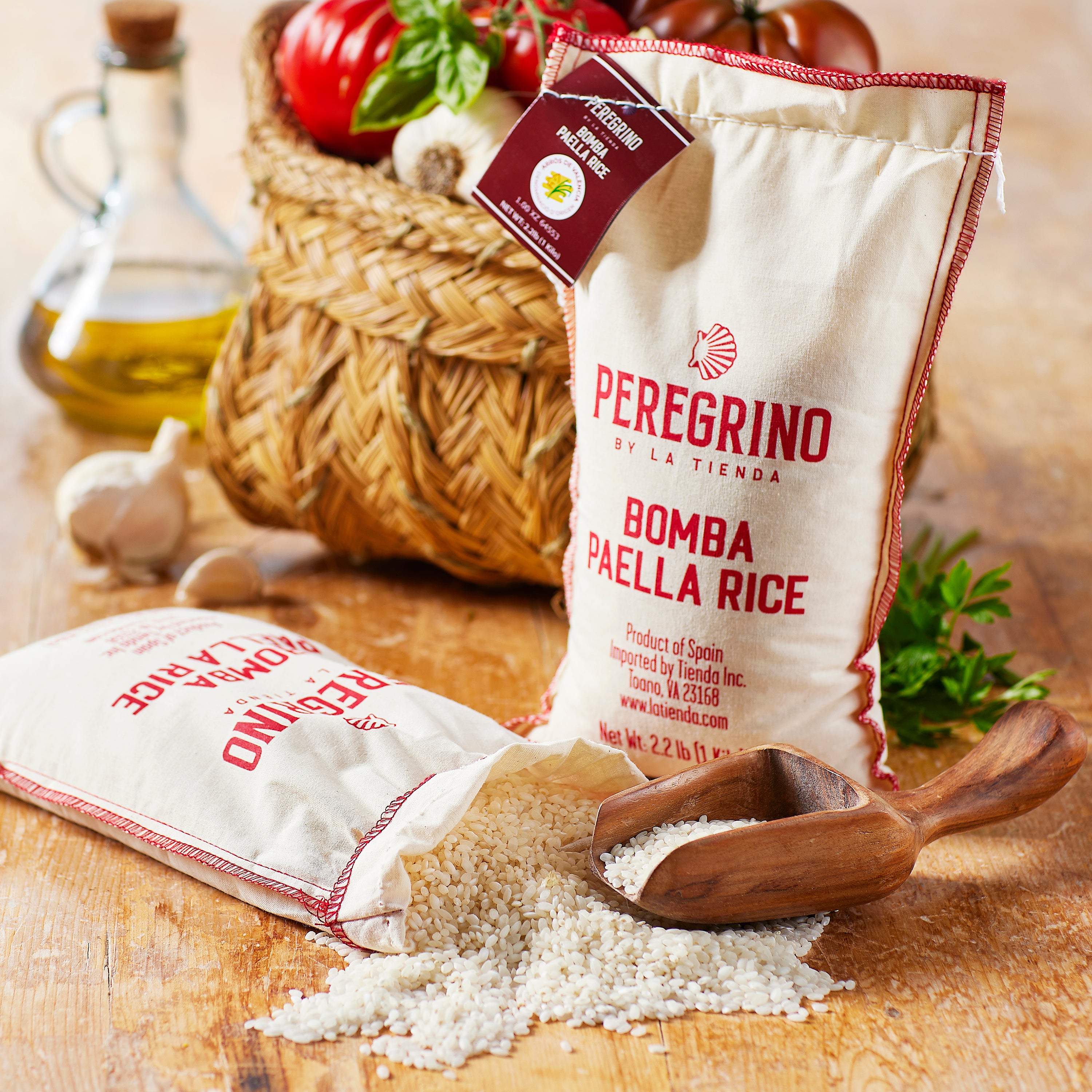 Bomba Paella Rice by Peregrino