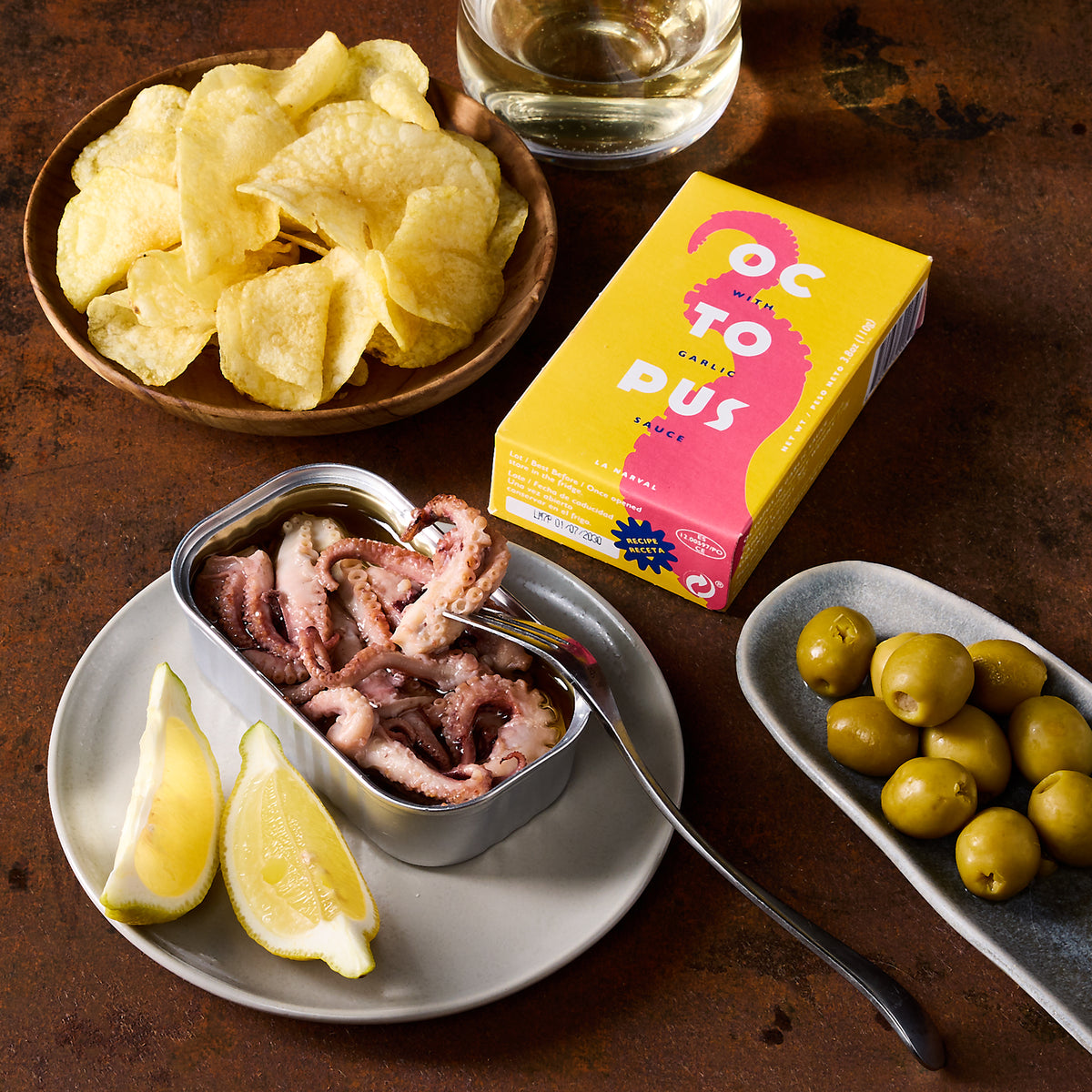 Pulpo (Octopus) with Garlic Sauce by La Narval