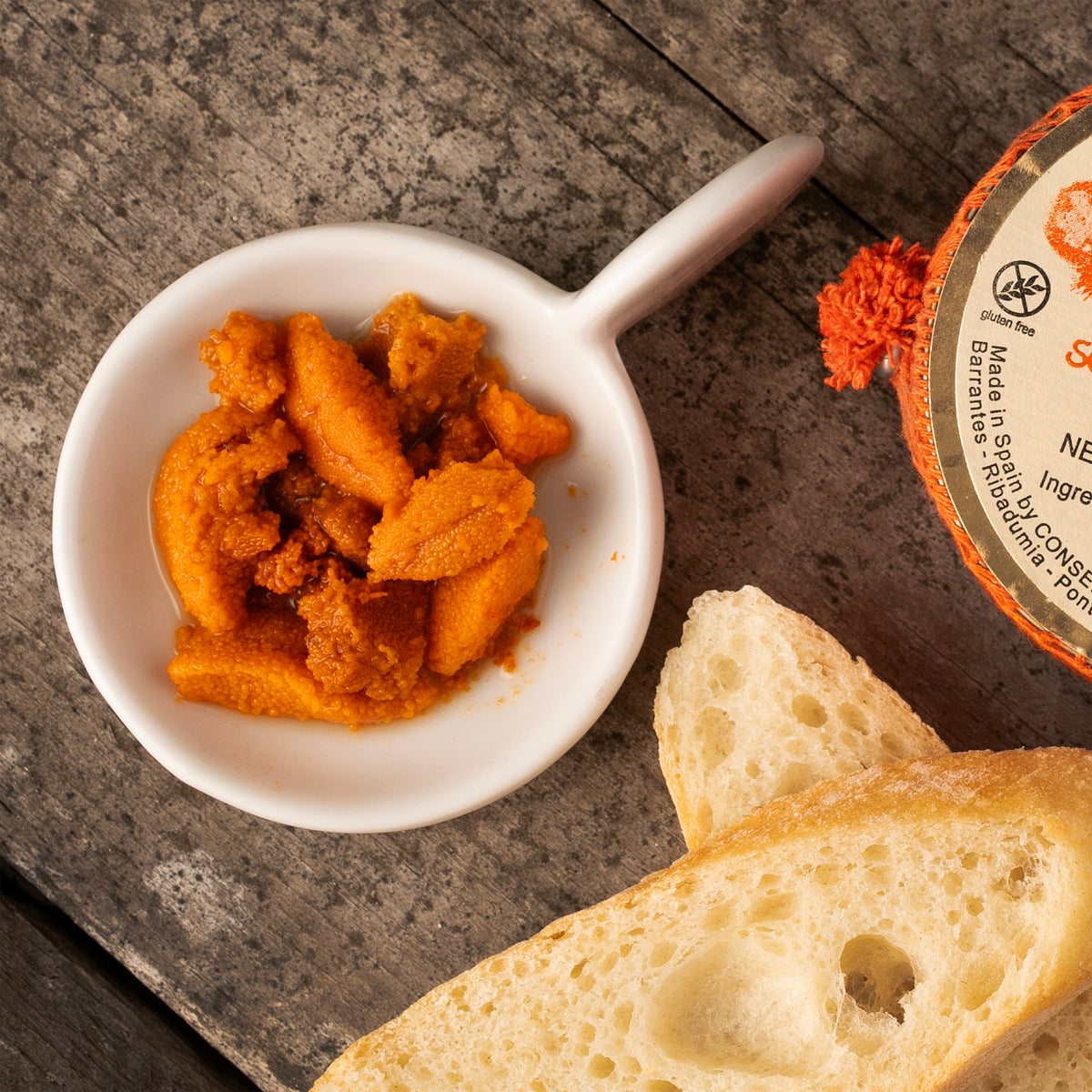 Huevas de Erizo del Mar - Sea Urchin Roe from Galicia