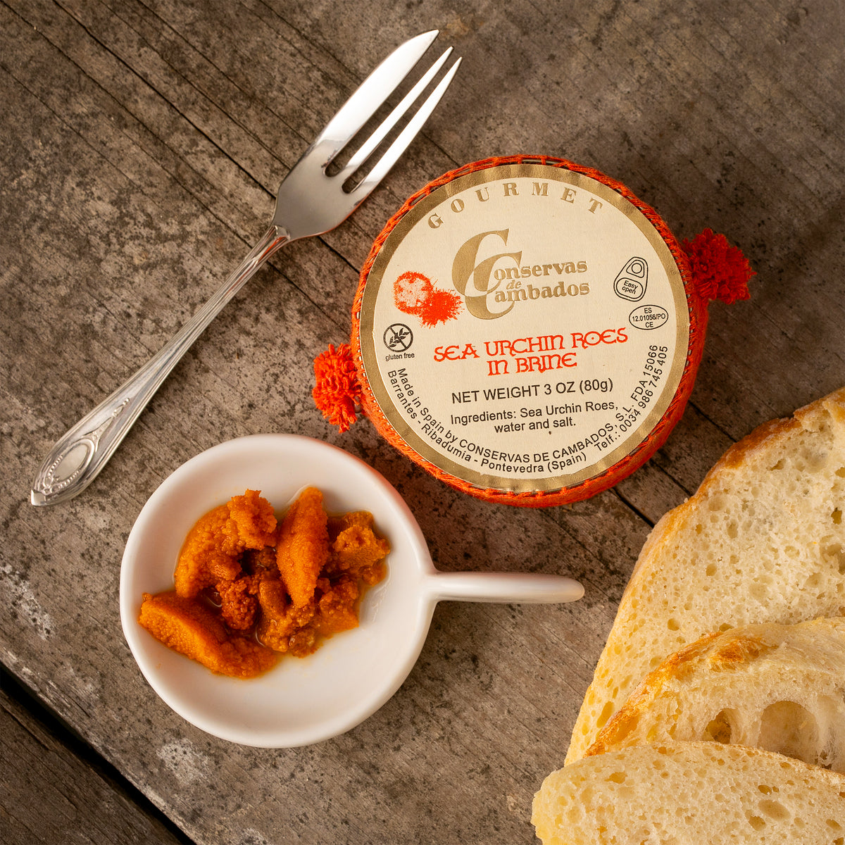 Huevas de Erizo del Mar - Sea Urchin Roe from Galicia