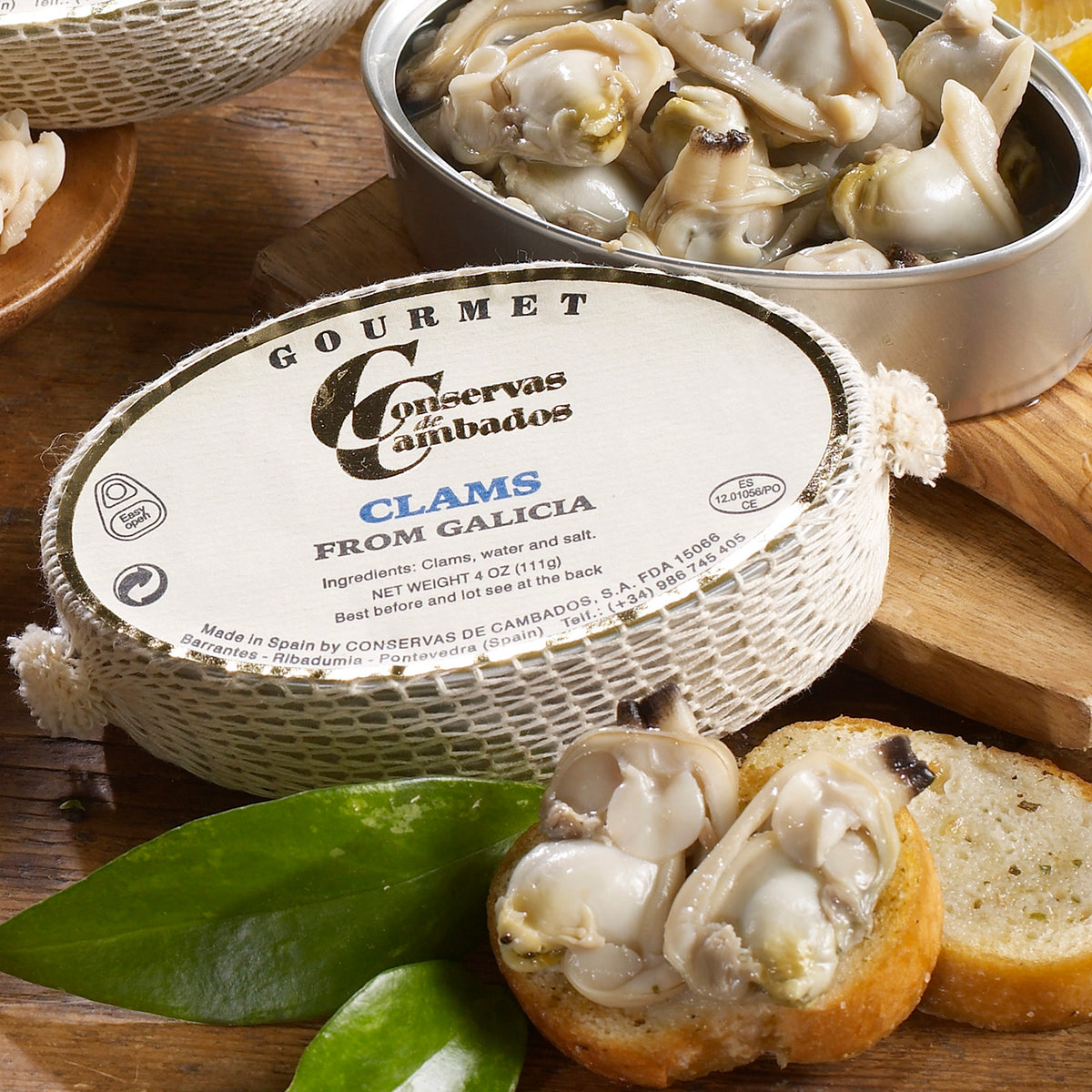 Almejas by Conservas de Cambados - Clams from Galicia