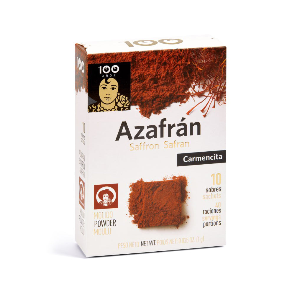 Premium Powdered Saffron by Carmencita - 10 Single Dose Packets