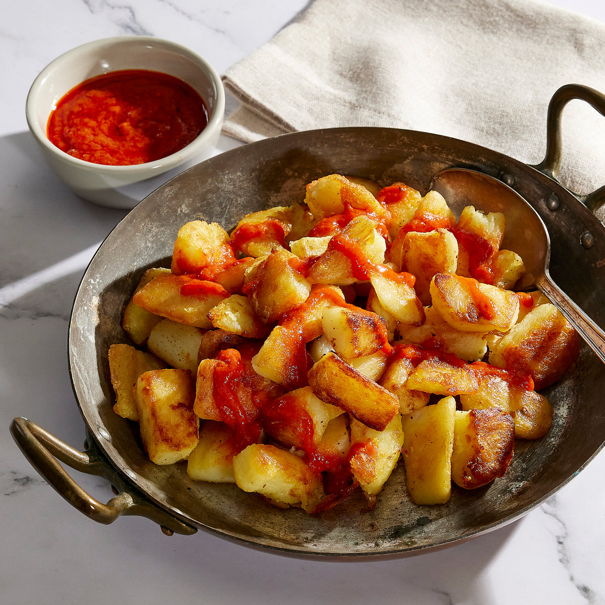 Patatas Bravas Potatoes with Spicy Sauce by Peregrino