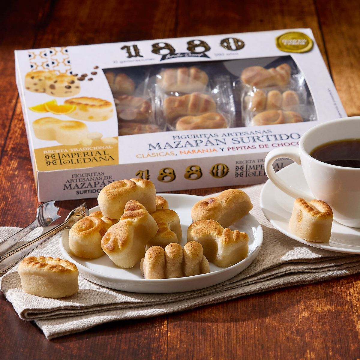 Sampler of Almond Marzipan with Chocolate and Orange by 1880
