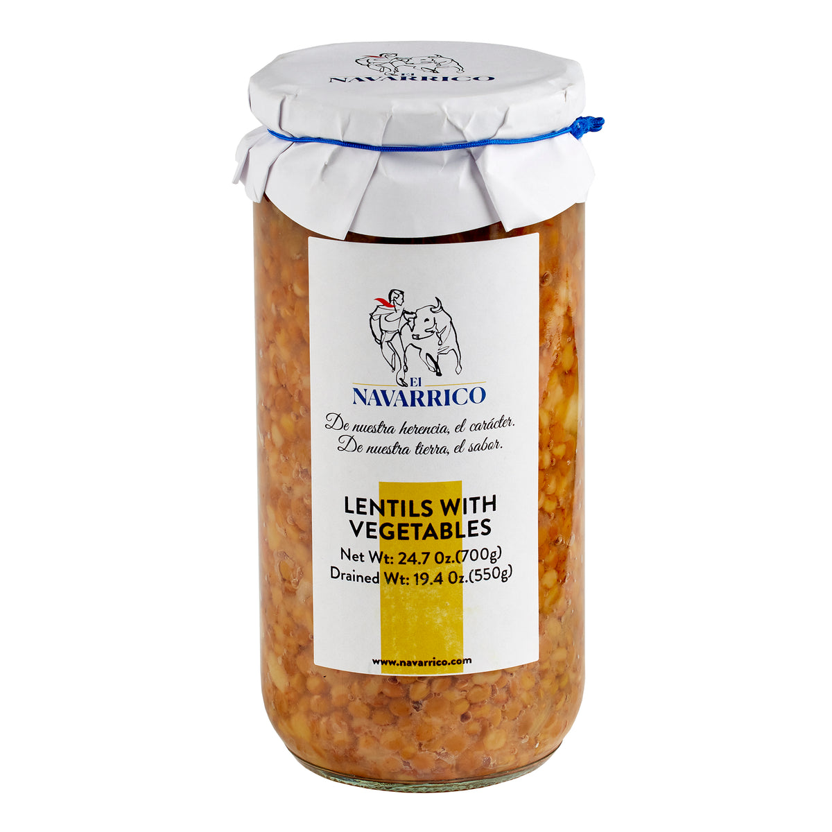 Pardina Lentils with Vegetables by El Navarrico